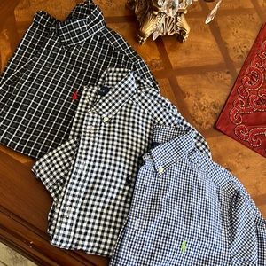 Ralph Lauren 3 Button Down Dress Shirts